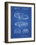 PP108-Blueprint Ferrari 1990 F40 Patent Poster-Cole Borders-Framed Premium Giclee Print