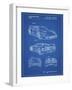 PP108-Blueprint Ferrari 1990 F40 Patent Poster-Cole Borders-Framed Giclee Print