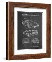 PP108-Chalkboard Ferrari 1990 F40 Patent Poster-Cole Borders-Framed Giclee Print