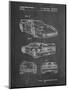 PP108-Chalkboard Ferrari 1990 F40 Patent Poster-Cole Borders-Mounted Giclee Print