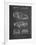 PP108-Chalkboard Ferrari 1990 F40 Patent Poster-Cole Borders-Framed Giclee Print