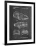 PP108-Chalkboard Ferrari 1990 F40 Patent Poster-Cole Borders-Framed Giclee Print