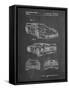 PP108-Chalkboard Ferrari 1990 F40 Patent Poster-Cole Borders-Framed Stretched Canvas