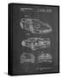 PP108-Chalkboard Ferrari 1990 F40 Patent Poster-Cole Borders-Framed Stretched Canvas