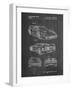 PP108-Chalkboard Ferrari 1990 F40 Patent Poster-Cole Borders-Framed Premium Giclee Print