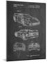 PP108-Chalkboard Ferrari 1990 F40 Patent Poster-Cole Borders-Mounted Giclee Print