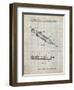 PP1080-Antique Grid Parchment Syringe Patent Poster-Cole Borders-Framed Giclee Print