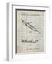 PP1080-Antique Grid Parchment Syringe Patent Poster-Cole Borders-Framed Giclee Print