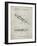 PP1080-Antique Grid Parchment Syringe Patent Poster-Cole Borders-Framed Giclee Print