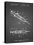 PP1080-Black Syringe Patent Poster-Cole Borders-Stretched Canvas