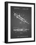 PP1080-Black Syringe Patent Poster-Cole Borders-Framed Giclee Print