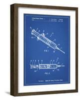 PP1080-Blueprint Syringe Patent Poster-Cole Borders-Framed Giclee Print