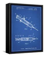 PP1080-Blueprint Syringe Patent Poster-Cole Borders-Framed Stretched Canvas