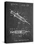 PP1080-Chalkboard Syringe Patent Poster-Cole Borders-Stretched Canvas