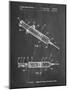 PP1080-Chalkboard Syringe Patent Poster-Cole Borders-Mounted Giclee Print