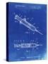 PP1080-Faded Blueprint Syringe Patent Poster-Cole Borders-Stretched Canvas