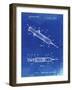 PP1080-Faded Blueprint Syringe Patent Poster-Cole Borders-Framed Giclee Print