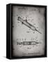 PP1080-Faded Grey Syringe Patent Poster-Cole Borders-Framed Stretched Canvas