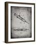 PP1080-Faded Grey Syringe Patent Poster-Cole Borders-Framed Giclee Print