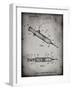 PP1080-Faded Grey Syringe Patent Poster-Cole Borders-Framed Giclee Print