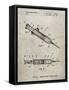 PP1080-Sandstone Syringe Patent Poster-Cole Borders-Framed Stretched Canvas