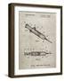 PP1080-Sandstone Syringe Patent Poster-Cole Borders-Framed Giclee Print