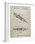 PP1080-Sandstone Syringe Patent Poster-Cole Borders-Framed Giclee Print