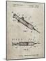 PP1080-Sandstone Syringe Patent Poster-Cole Borders-Mounted Giclee Print