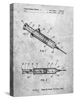 PP1080-Slate Syringe Patent Poster-Cole Borders-Stretched Canvas