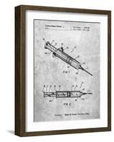 PP1080-Slate Syringe Patent Poster-Cole Borders-Framed Giclee Print