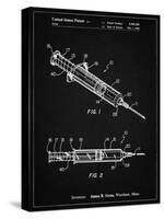 PP1080-Vintage Black Syringe Patent Poster-Cole Borders-Stretched Canvas