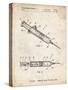 PP1080-Vintage Parchment Syringe Patent Poster-Cole Borders-Stretched Canvas