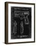 PP1081-Black Grunge T 1000 Laser Pistol Patent Poster-Cole Borders-Framed Giclee Print