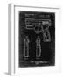 PP1081-Black Grunge T 1000 Laser Pistol Patent Poster-Cole Borders-Framed Giclee Print