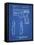 PP1081-Blueprint T 1000 Laser Pistol Patent Poster-Cole Borders-Framed Stretched Canvas