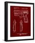PP1081-Burgundy T 1000 Laser Pistol Patent Poster-Cole Borders-Framed Giclee Print