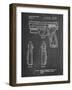 PP1081-Chalkboard T 1000 Laser Pistol Patent Poster-Cole Borders-Framed Giclee Print