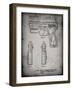 PP1081-Faded Grey T 1000 Laser Pistol Patent Poster-Cole Borders-Framed Giclee Print