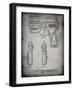 PP1081-Faded Grey T 1000 Laser Pistol Patent Poster-Cole Borders-Framed Giclee Print