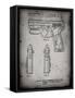 PP1081-Faded Grey T 1000 Laser Pistol Patent Poster-Cole Borders-Framed Stretched Canvas