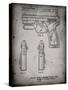 PP1081-Faded Grey T 1000 Laser Pistol Patent Poster-Cole Borders-Stretched Canvas