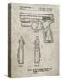 PP1081-Sandstone T 1000 Laser Pistol Patent Poster-Cole Borders-Stretched Canvas