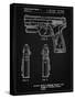 PP1081-Vintage Black T 1000 Laser Pistol Patent Poster-Cole Borders-Stretched Canvas
