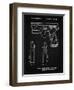 PP1081-Vintage Black T 1000 Laser Pistol Patent Poster-Cole Borders-Framed Giclee Print