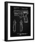 PP1081-Vintage Black T 1000 Laser Pistol Patent Poster-Cole Borders-Framed Giclee Print