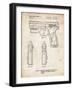 PP1081-Vintage Parchment T 1000 Laser Pistol Patent Poster-Cole Borders-Framed Giclee Print