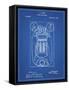 PP1083-Blueprint T. A. Edison Vote Recorder Patent Poster-Cole Borders-Framed Stretched Canvas