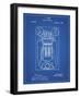 PP1083-Blueprint T. A. Edison Vote Recorder Patent Poster-Cole Borders-Framed Giclee Print