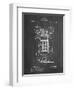 PP1083-Chalkboard T. A. Edison Vote Recorder Patent Poster-Cole Borders-Framed Giclee Print