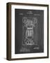 PP1083-Chalkboard T. A. Edison Vote Recorder Patent Poster-Cole Borders-Framed Giclee Print